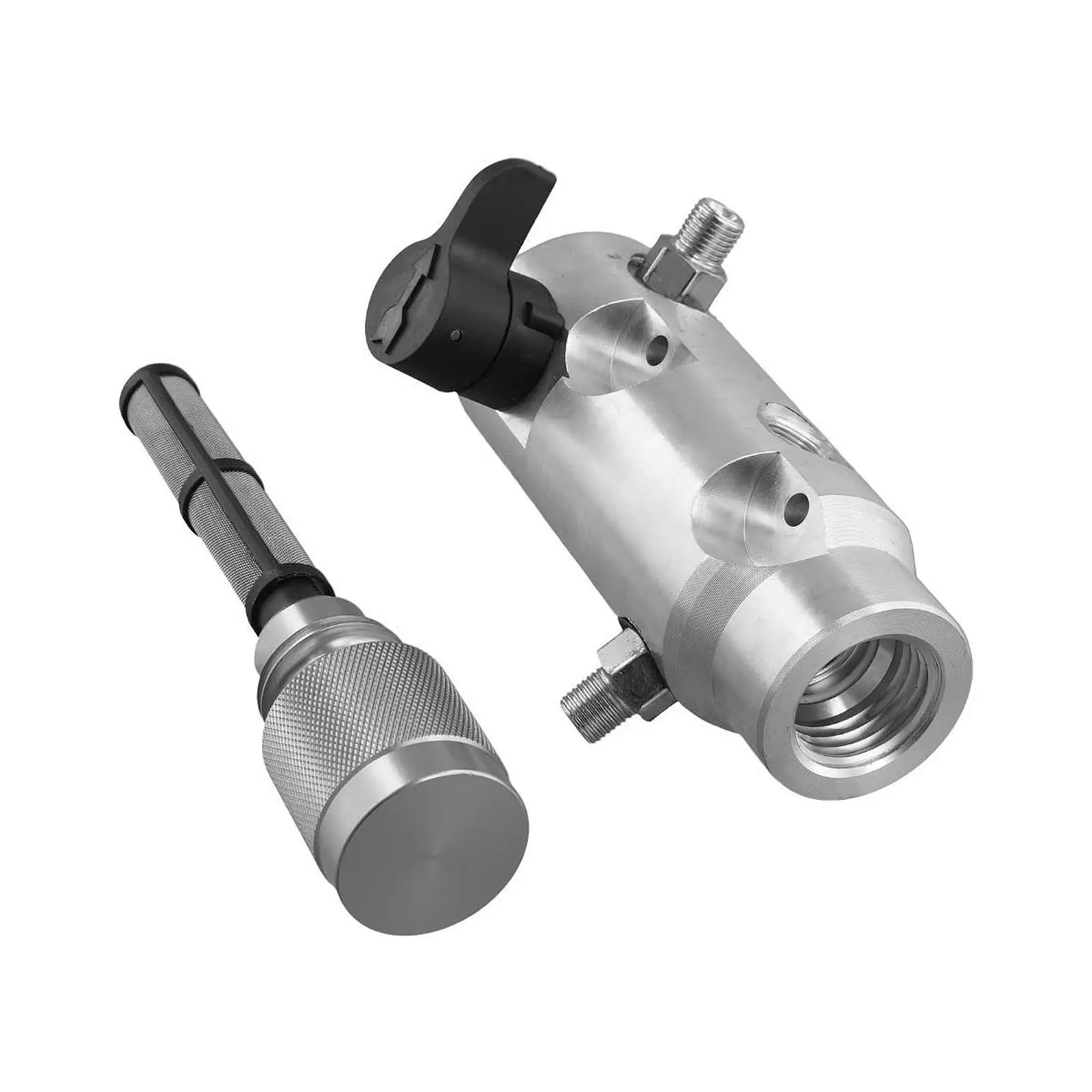 Heavy Duty Airless Paint Sprayer Filtering Pump Replacement Assembly Return Valve Polished Finish for 390 395 490 495 595