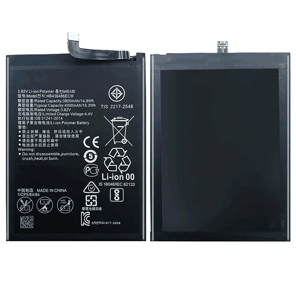 Battery For Huawei P8 P9 P10 P20 P30 P40 Lite Plus Pro/Enjoy 5 5S 6S 7 7S 8 8E/Y5 Y6 II Y7 Pro Prime 2017 2018 2019 P10 Lite