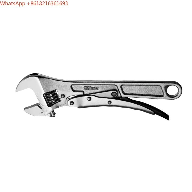 Powerful Pliers Movable Wrench Tool Multi-function Anti-skid Locking Movable Wrench 10 Inches