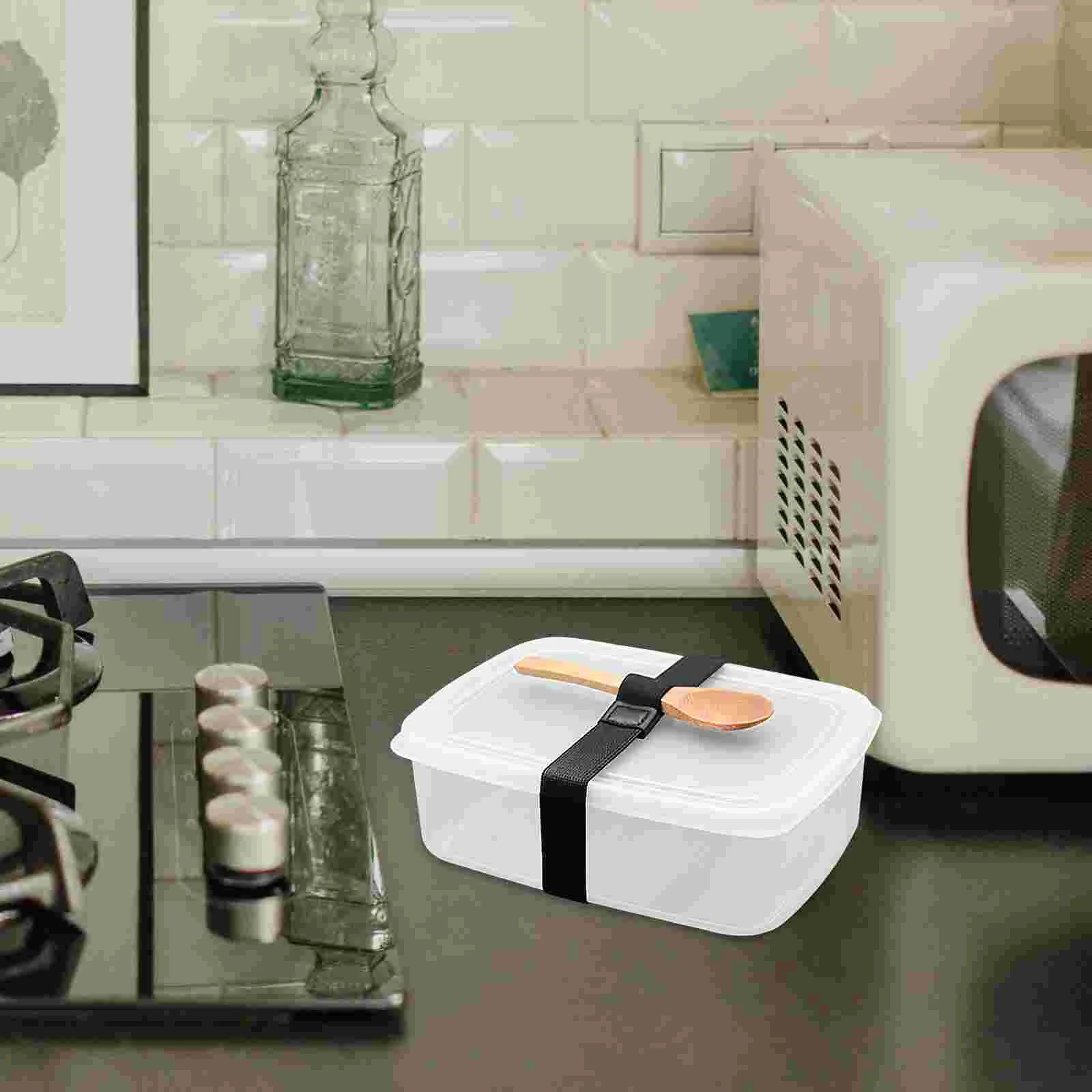 Bandes élastiques de fixation de cargaison, étui, boîte à lunch en fibre, 6 pièces