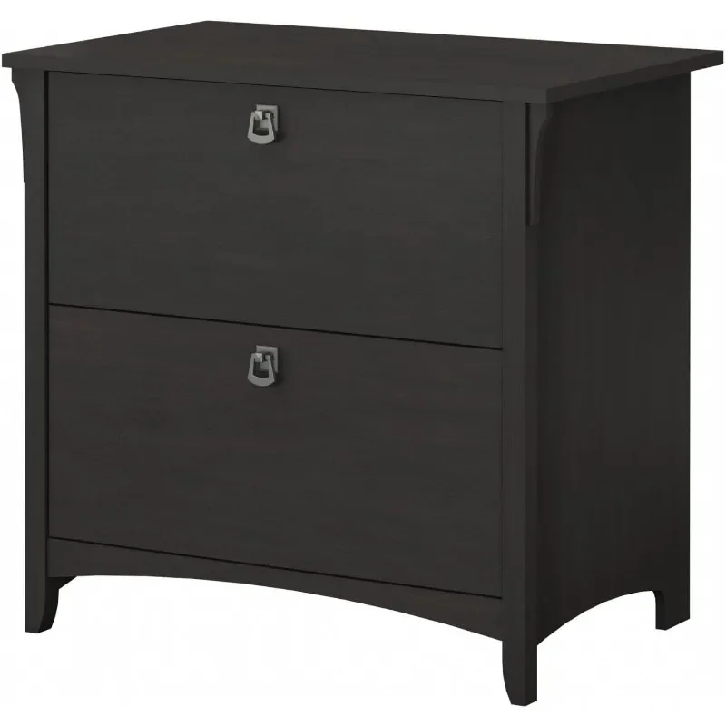 

Мебель Bush Furniture Salinas Ящик Горизонтальный картотечный шкаф для домашней прикроватной тумбочки, легко собирается