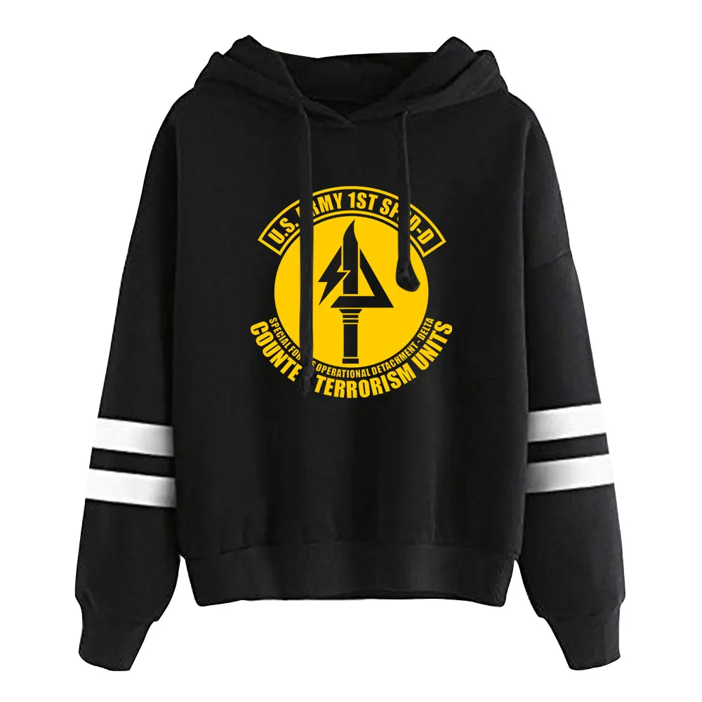 Delta Force Merch Pullover Hoodies Women Men Fashion Casual HipHop Long Sleeve Sweatshirts