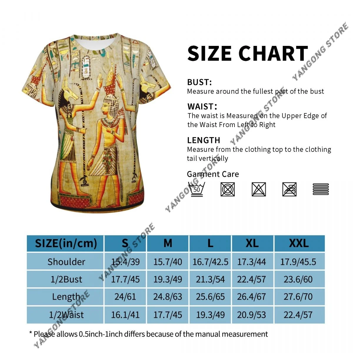 عارضة الصيف امرأة نحيل تي شيرت مجسم ضيق قصير الأكمام س الرقبة المحملة الأساسية مصر القديمة نمط تي شيرت #4