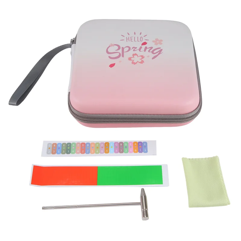 

AC22-Acrylic Kalimba 17 Key Transparent Kalimbas Beginner Thumb Piano Professional Music Keyboard Instrument With Petals Easy To