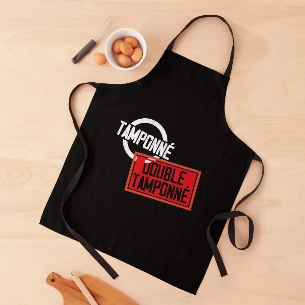 

Stamped, double stamped - In the service of France Apron Bib For Kitchen Kids Dress Professional Barber Apron