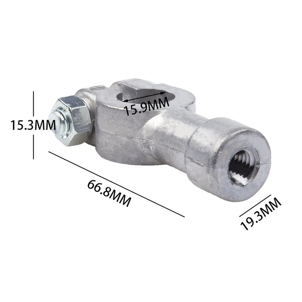 2PCS Car Battery Adapter for Top Post to Side Terminal Conversion Compatible with 6V and 12V Applications in Vehicles and Marine