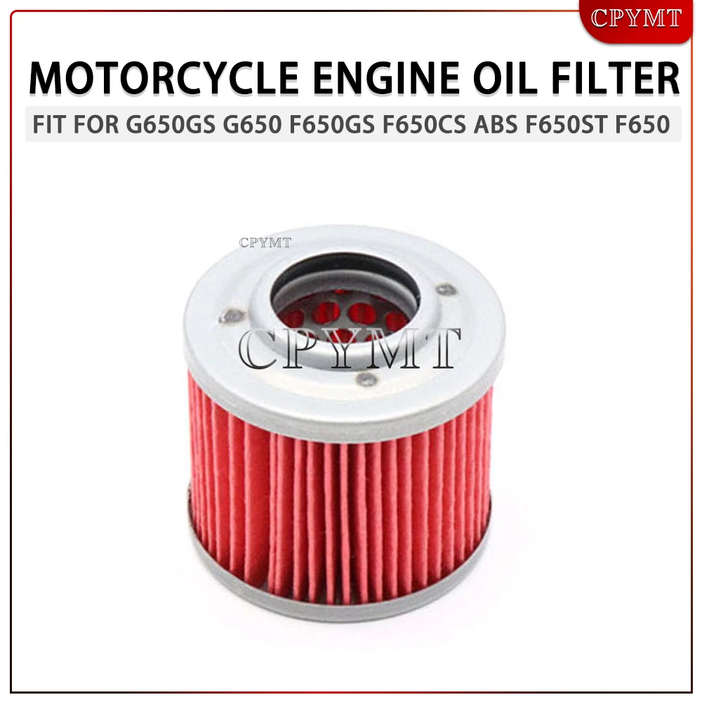 

1/2/4/9pcs Motorcycle Oil Filter fit For G650GS G650 F650GS F650CS ABS F650ST F650 Parts Motorcycle Accessories