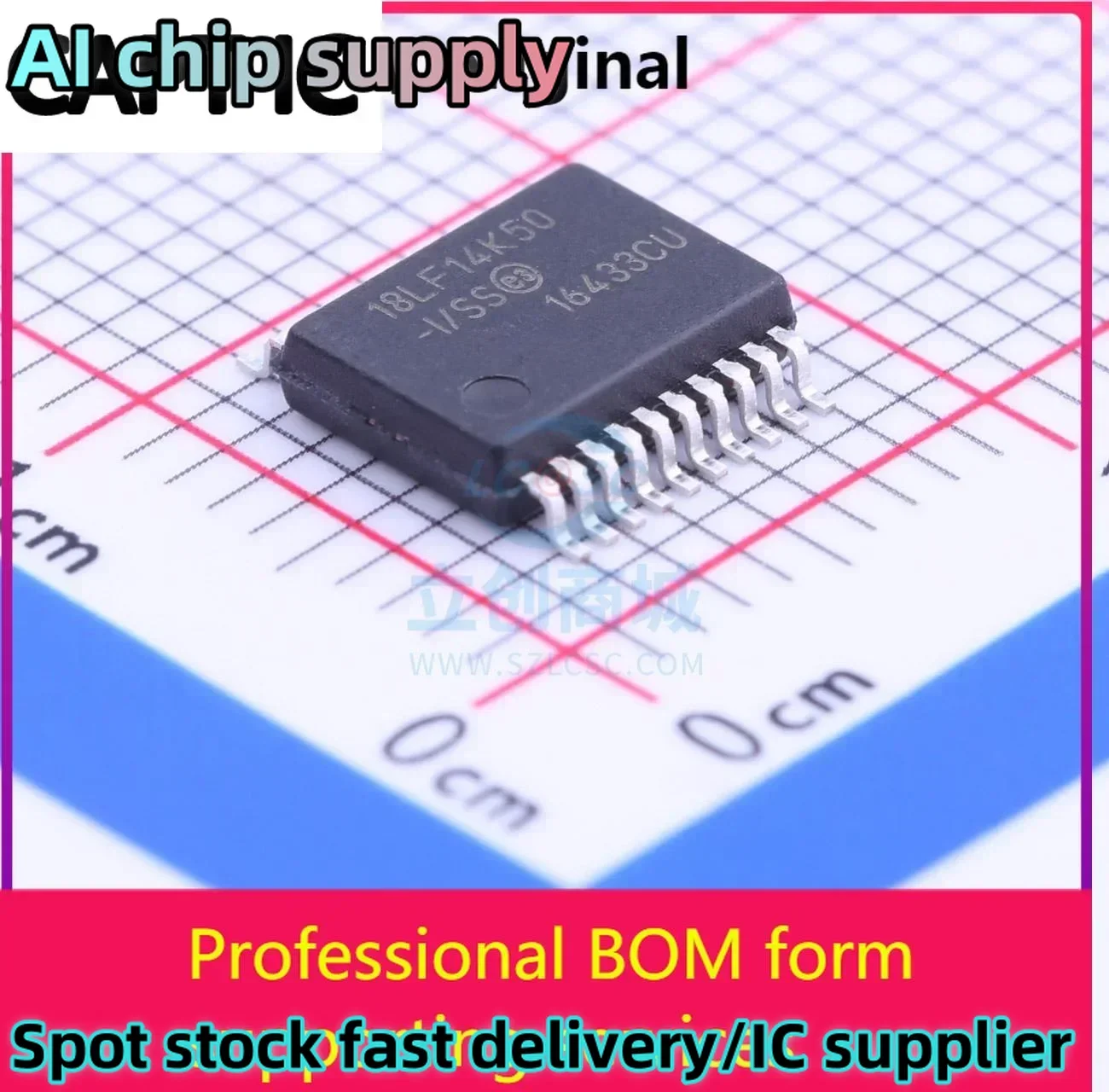 5PCS PIC18LF14K50-I/SSNew PIC18LF14K50-I/SS SSOP20