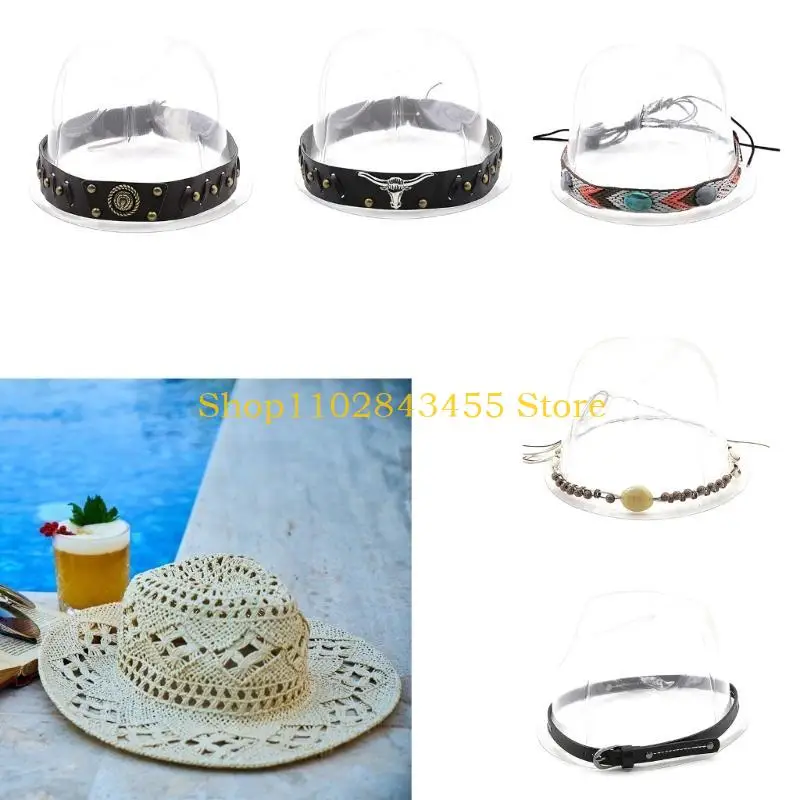 49mc cowboy hoed bands Straw hat banden lederen hoed bands westers hoed riem fedora hoed