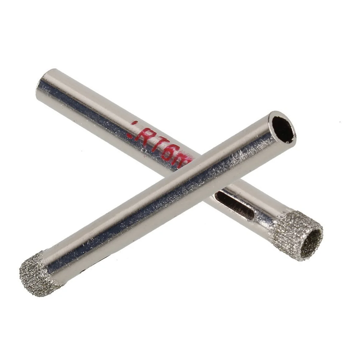 AB45 6 Mm Diameter Silver Diamond Coated Drills Tiles  Glass Hole Saws (Pack Of 50) view 6