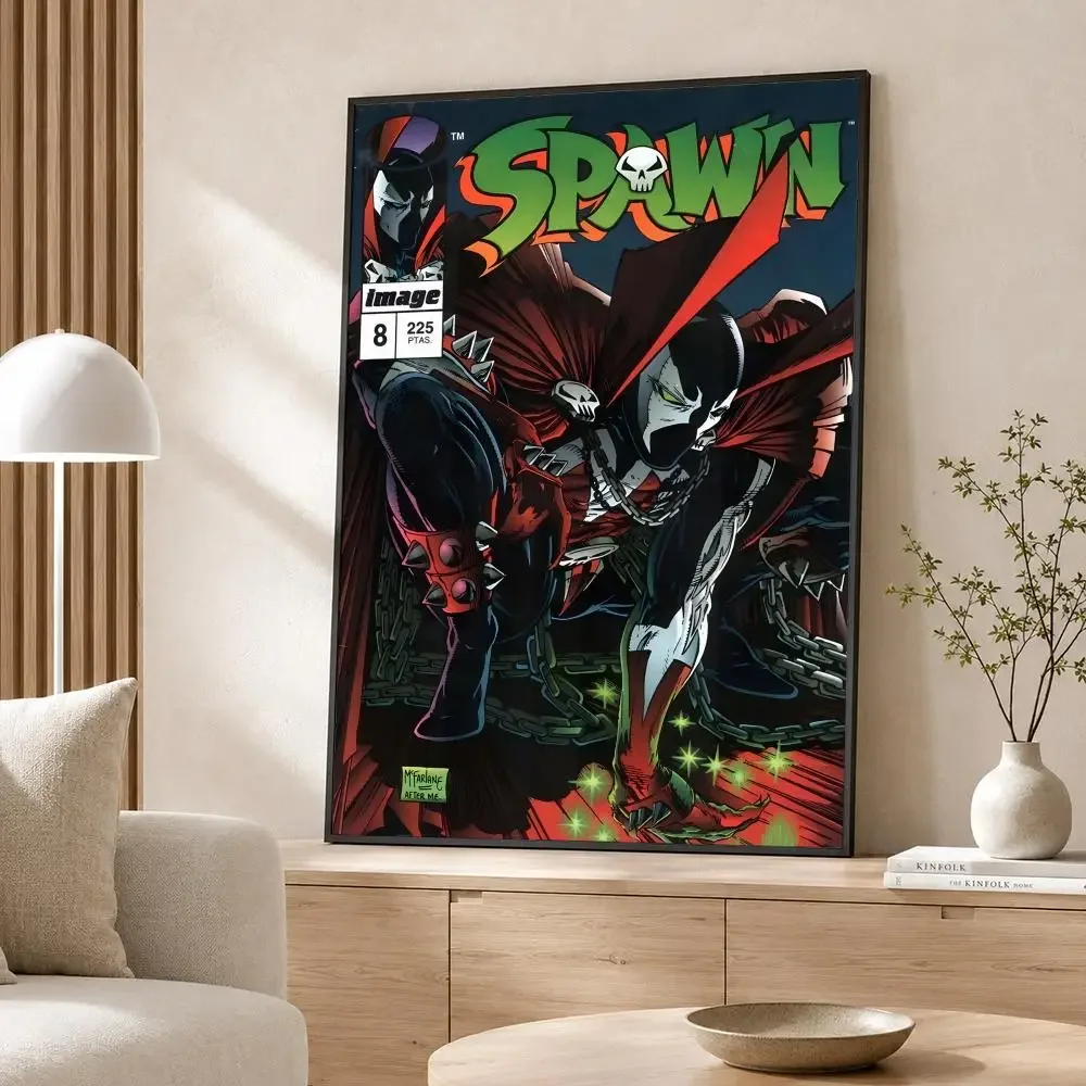 Comic Spawn Poster Poster Wall Sticker Waterproof Self Adhesive HD Art Bedroom Bar Decor