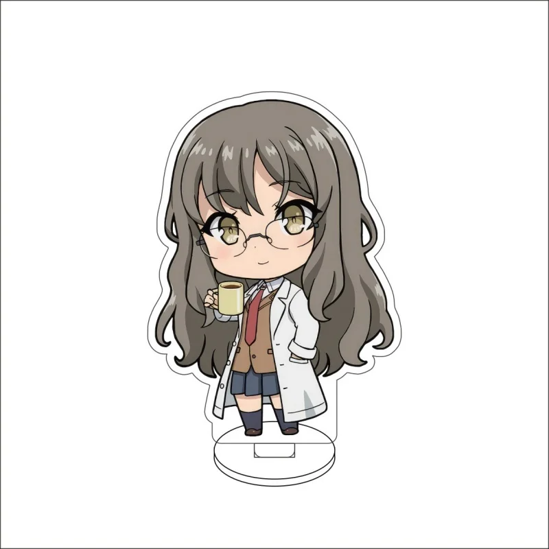 Anime Rascal Does Not Dream of Bunny Girl Senpai Figure HD Acrylic Stand Standing Sakurajima Mai Cute Desk Decor Gifts 10CM