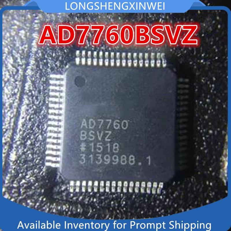 1PCS New Stock AD7760BSVZ AD7760 Packaged TQFP-64