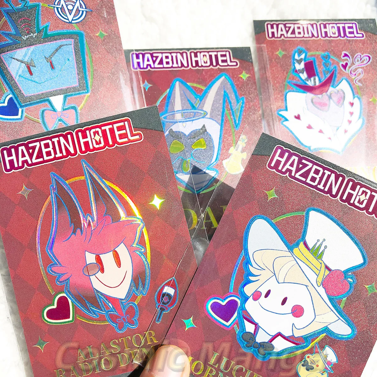 

No Attributes Game Polaroid Laser Card Cosplay Lridescent Cards Cartoon Figure Picture Fans Collection Birthday Gift Halloween