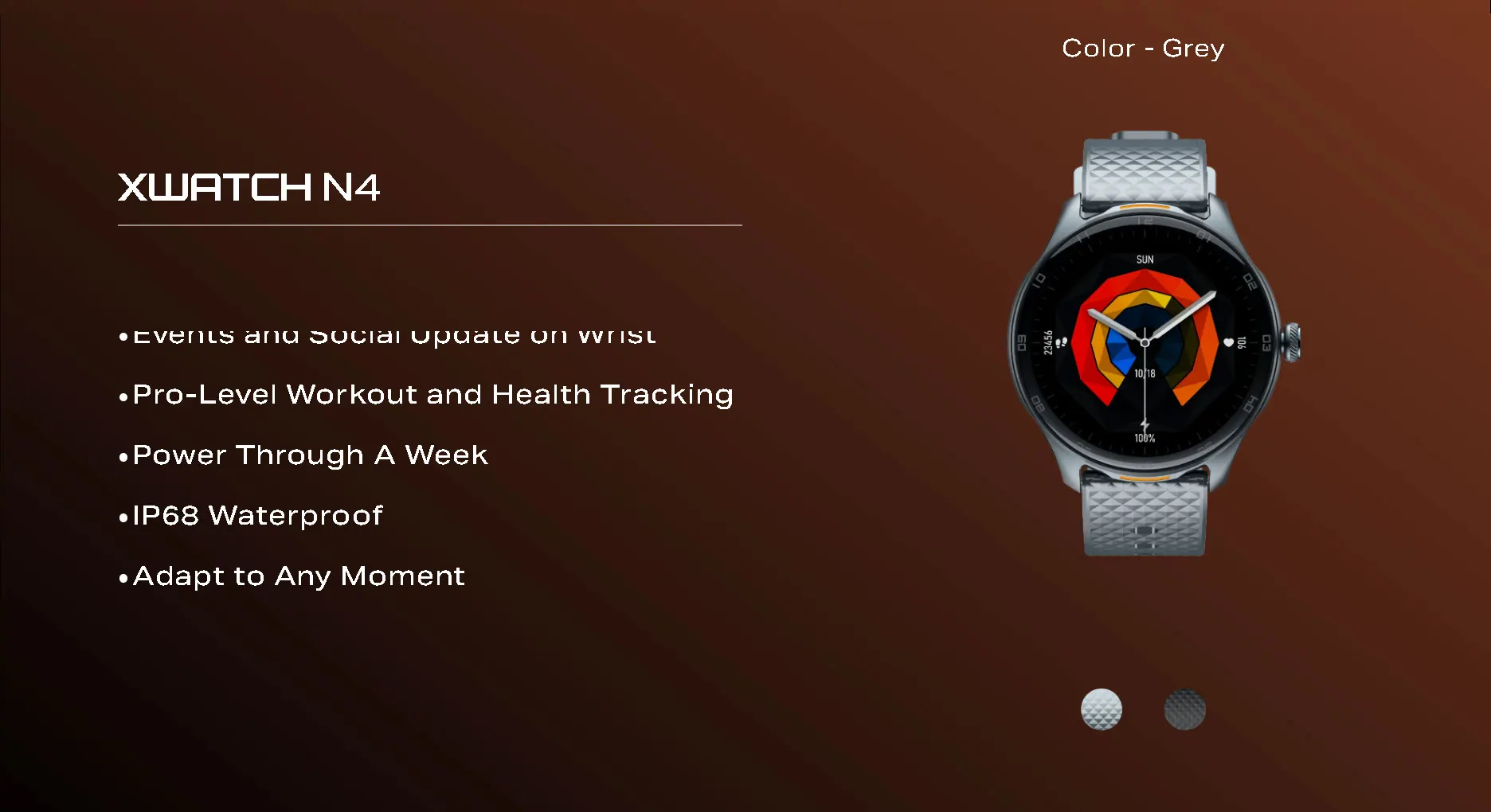 Infinix XWatch N4/Xw4 Black EU Model Fitness Tracker Smart Watch Unisex Wristband Heart Rate Monitor Waterproof Activity Tracker - Image 6