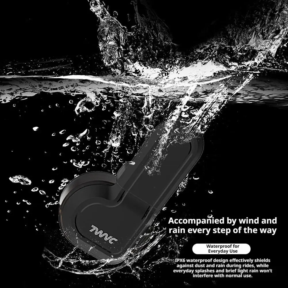 X2 Motorcycle Bluetooth Helmet Headset - Monaural/Binaural, 600mAh, BT 5.0, Waterproof, Voice Control, Hands-Free Call & Music