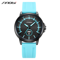 SINOBI New Design Men's Watches Fashion Man's Sports Quartz Watch Calendar Week Display Best Gifts Clock Top Brand Wristwatches
