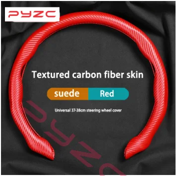 Car Suede Steering Wheel Cover Sweat-absorbin For Opel Corsa Astra Insignia Vectra Meriva Zafira Mokka Grandland