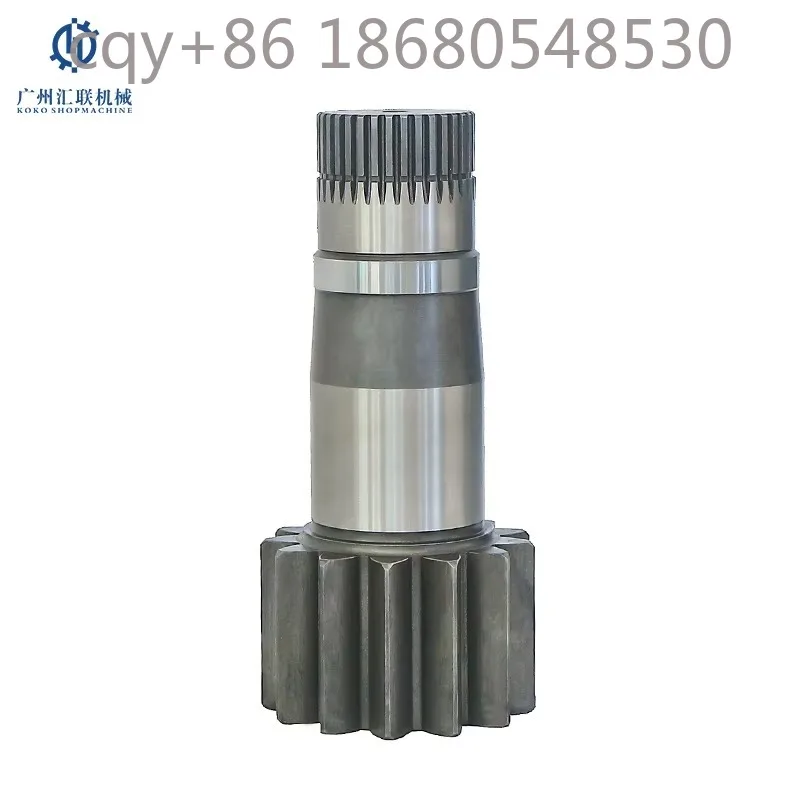 1FF High Quality Swing Gearbox Shaft Excavator Swing Motor Pinion Shaft R80-7 SH200 SK200-8 SK250-8 ZAX70
