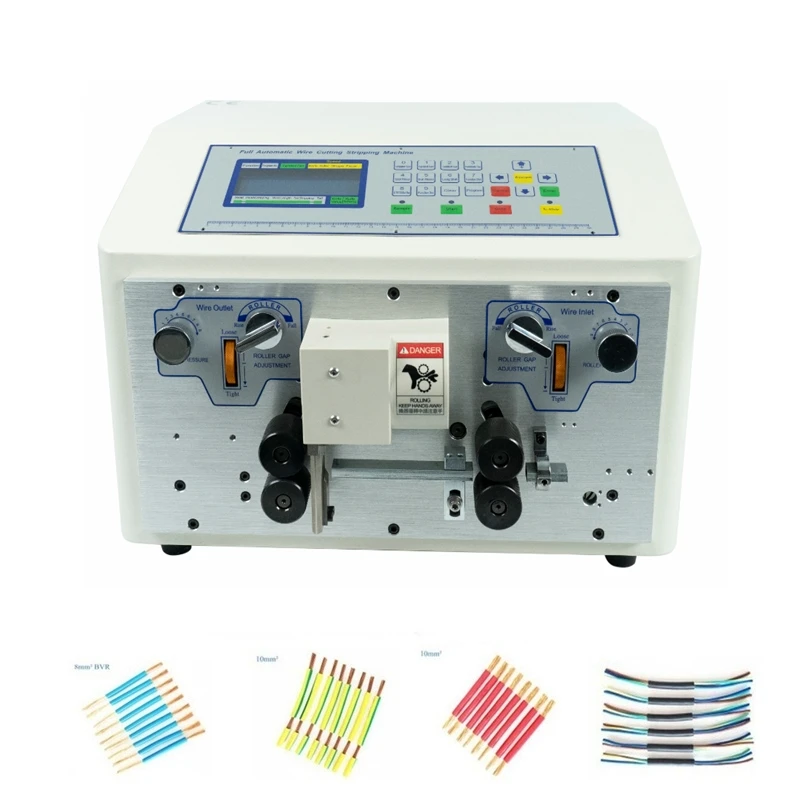 SWT-608-BHT2N/S Flat Sheath Inner And Outer Double Layer Peeling Machine Touch Screen Control Optional Extra Blade Protect Case