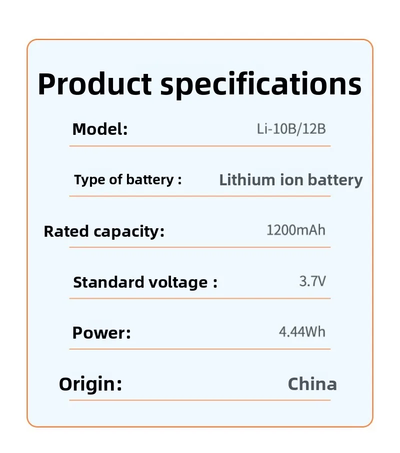 Batería LI-12B/10B para cámara Olympus u300 u400 u410 500 600 800