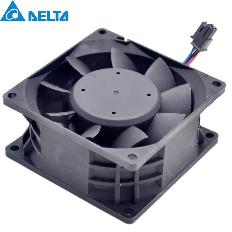New 8CM 80mm high speed automotive supercharger conversion 3.3A 12v PFB0812DHE cooling fan violence 80 * 80 * 38mm for Delta