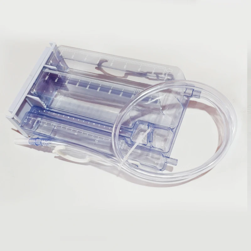 Chest Drainage Bottle  Medical Wound Drainage System Adults Brand Transparent Three-Chamber fast shipping