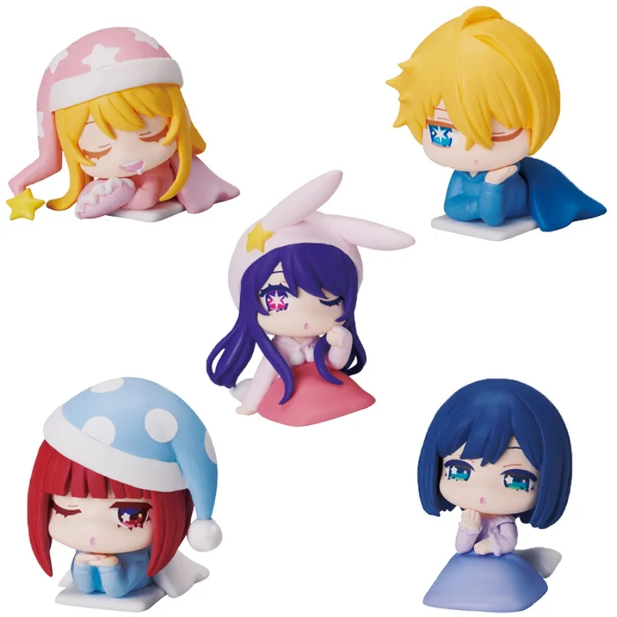 

Подлинная Oshi No Ko Hoshino Ai Hoshino Aquamarine Hoshino Ruby Sleep Style слепая коробка аниме мультфильм подарок на день рождения декор для рабочего стола