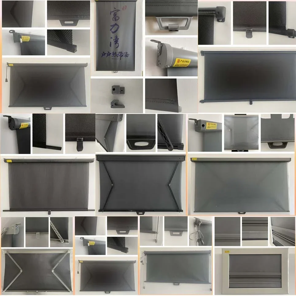 مظلة كهربائية لحافلة المدرب رائجة البيع، ستارة كهربائية مع قضيب للحافلة