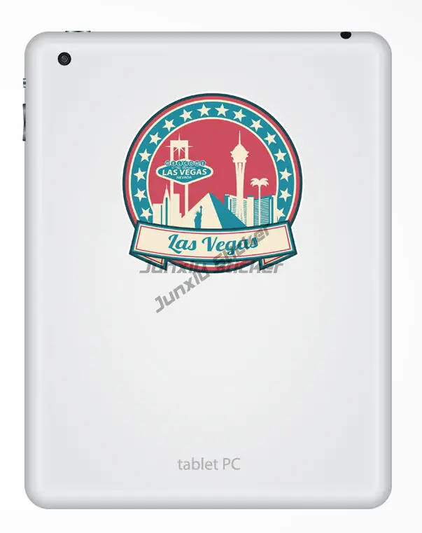 Las Vegas Nevada United States Vinyl Stickers iPad Car Travel Luggage Cars Truck Laptops Reflective-silver Decoration Stickers