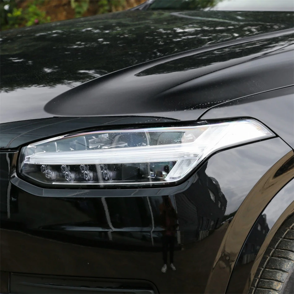 For Volvo XC90 2015 2016 2017 2018 2019 2020 2021 2022 Car Accessory Polycarbonate High Gloss Fully Transparent Headlight Lens