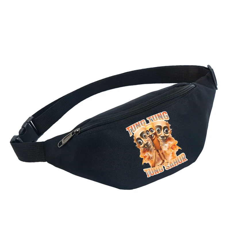 حقيبة Brainrot الإيطالية تونغ تونغ صحور الصدر حزمة النساء الرجال النسخة الكورية حقيبة كروسبودي الرياضة في الهواء الطلق حقيبة ظهر ذات حمالة عادية #5