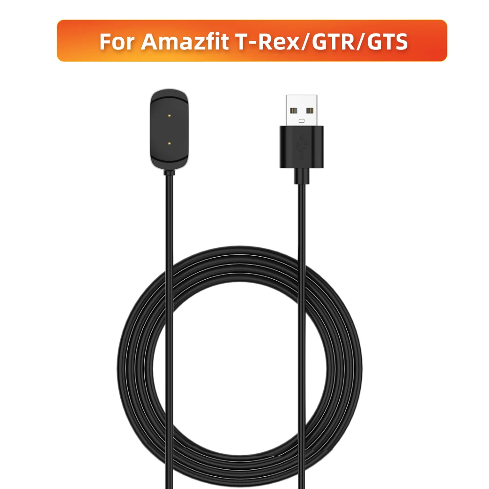 Charger for Huami Amazfit T-Rex GTR GTS 42/47mm A1901 A1909 A1918 Smart Watch USB Power Charging Cable Accessories