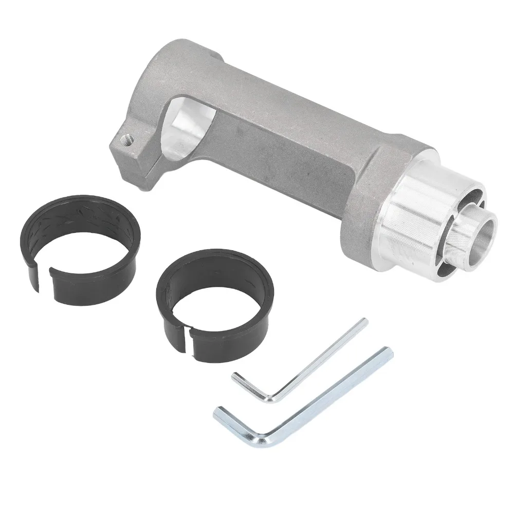 Aluminium Alloy Square Hole Drill Bit Adapter Cast Aluminum Easy Installation Mortising Attachment Fixed Bracket