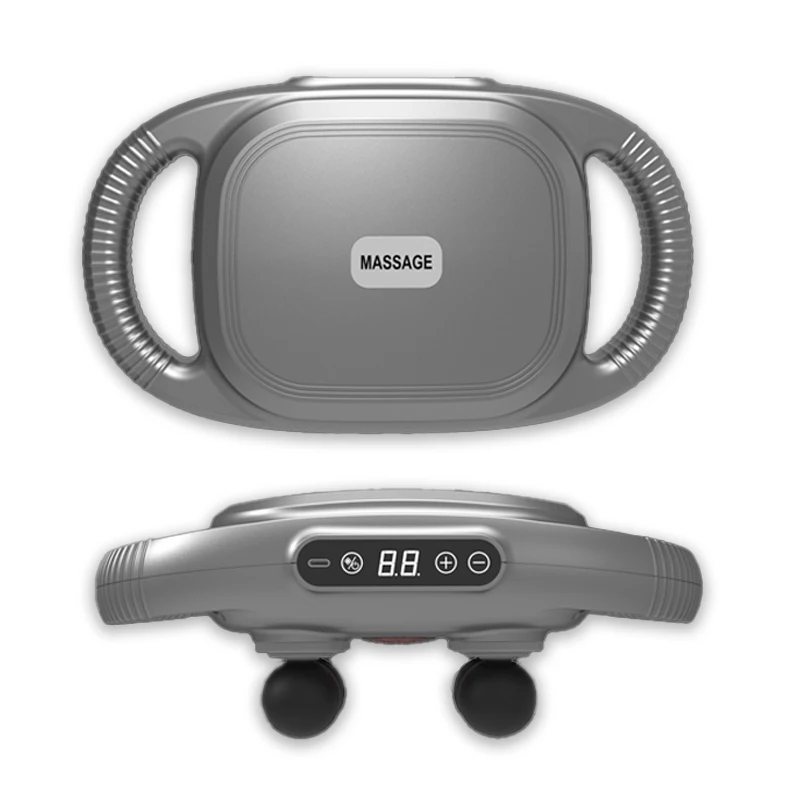 2024 Pistola per fascia portatile a 9 livelli di velocità di vendita calda Comodo display LCD Massaggio dei tessuti profondi con vibrazione Corpo e pistola per massaggio