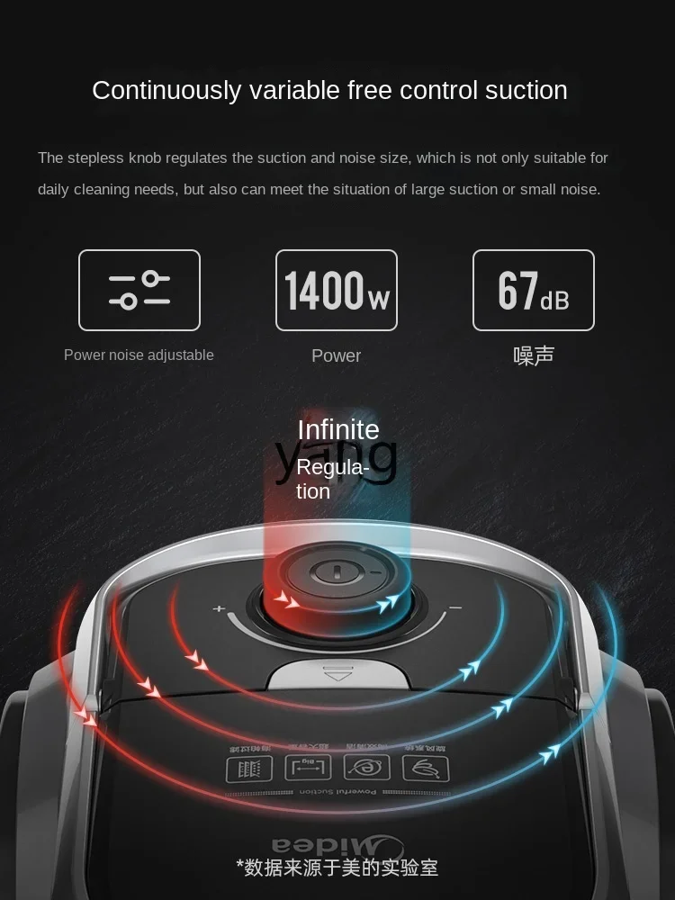 CX  Vacuum Cleaner Household Small Large Suction Strong Handheld Horizontal High-Power Mite Removal