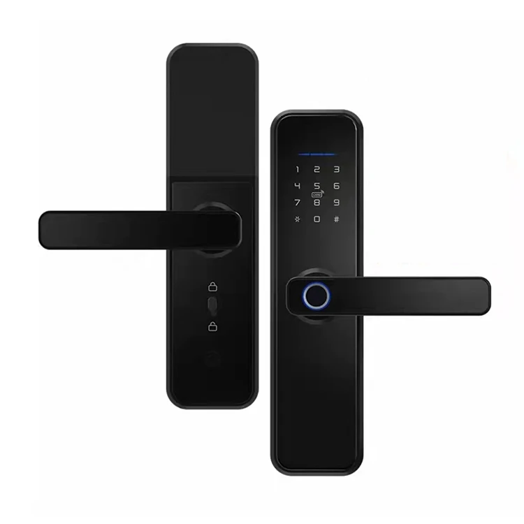 TTlock-Serrure de Porte Intelligente avec Carte Électronique, Télécommande, Wifi, Zigbee, Tournesol, pour la Maison