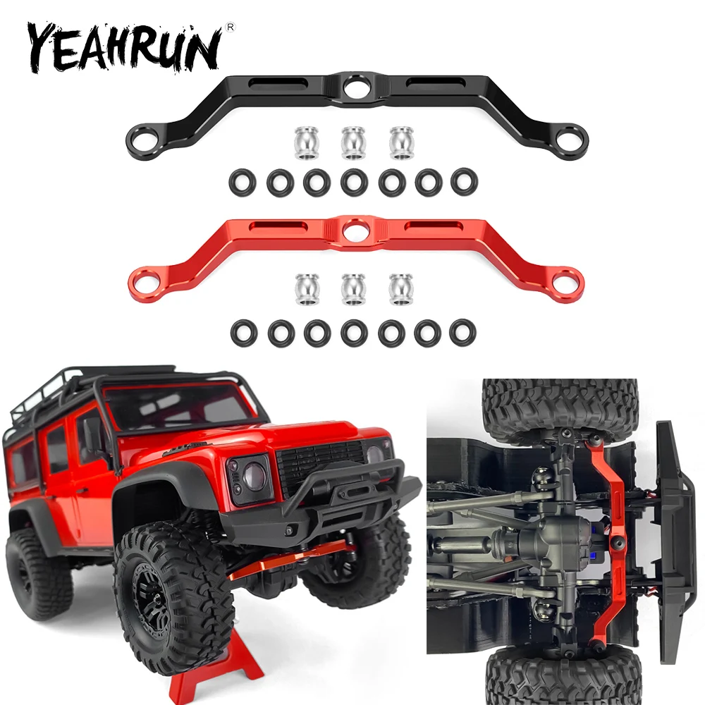 YEAHRUN Aluminum Alloy Steering Linkage Link Rod for TRX-4M Bronco Defender K10 F150 1/18 RC Crawler Car Upgrade Parts