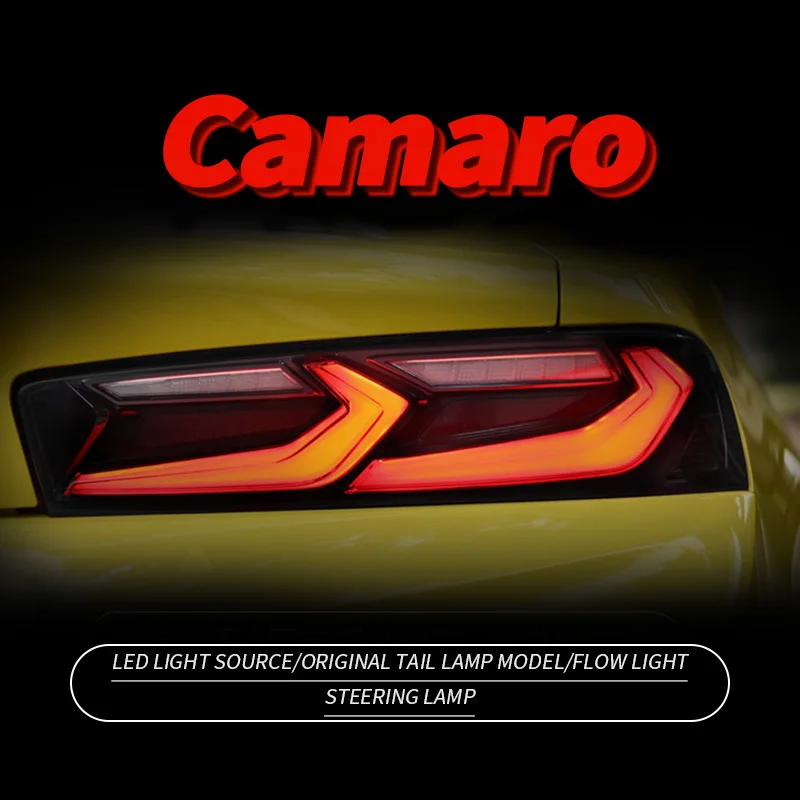 

Car Led Rear Lights For Chevrolet Camaro 2014 2015 Accessories Chevy Led Tail Lights Assembly Back Brake Reverse Taillights