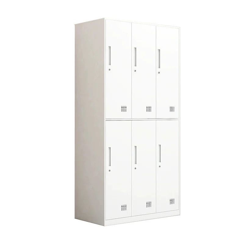 Narrow-Sided Iron Voucher Information Cabinets Disassembly Assembly Bathroom Lockers For Dormitory Employee Filing Cabinets