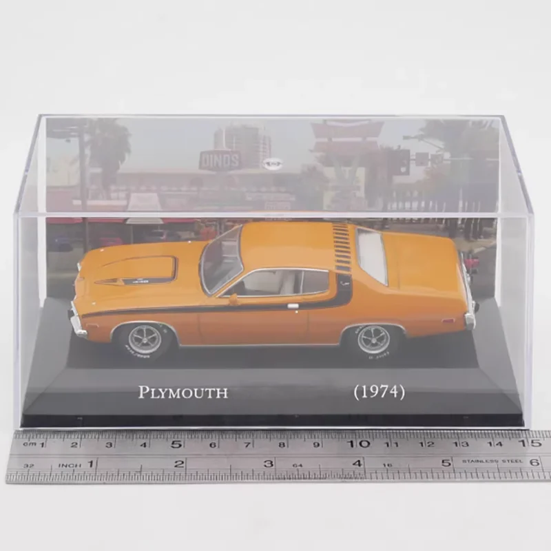 

IXO 1:43 Scale PLYMOUTH 1974 Alloy Muscle Car Model Static Decoration Collectibles Gift Toys Souvenirs