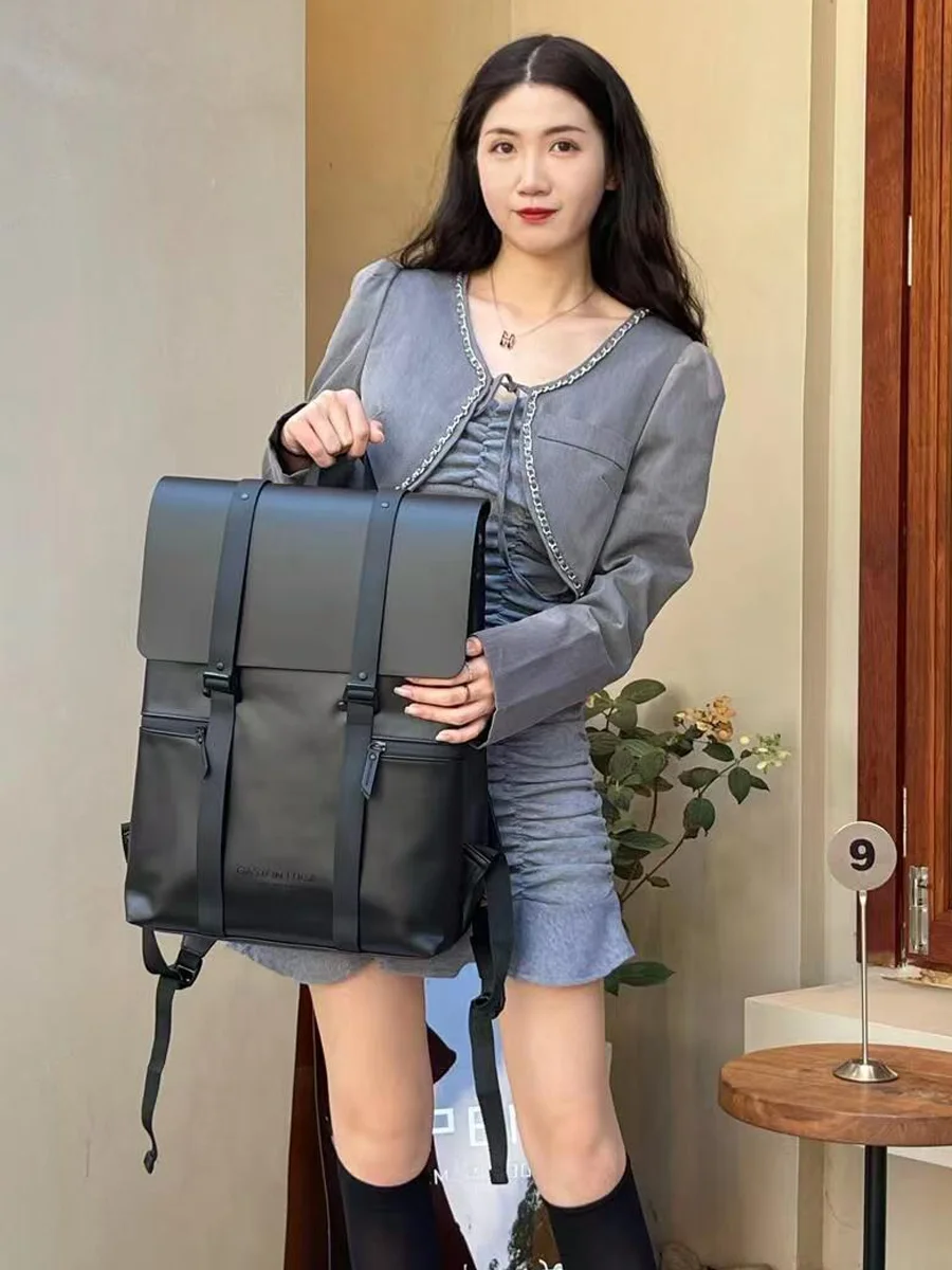 Gaston Luga Large Capaci Waterproof Cuter Bag Bapa for Commuting And Traveling Student Book Bag Briti Sle Soft H...