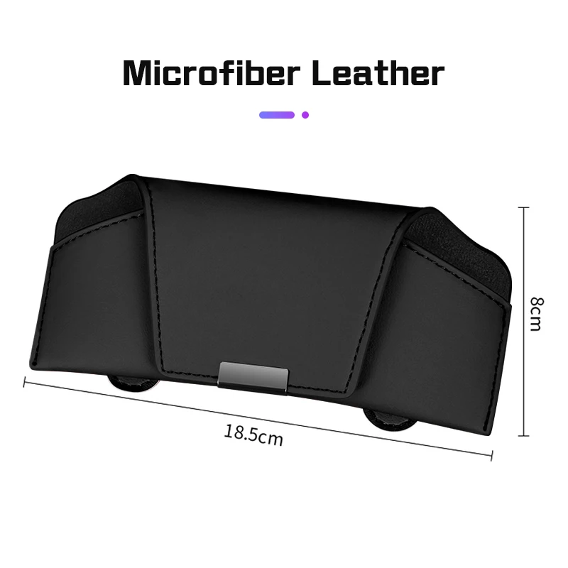 ل ألفا روميو جوليتا 159 147 156 166 ميتو بريرا جوليا ستيلفيو الجلود سيارة قناع نظارات حافظة نظارات شمسية صندوق كليب اكسسوارات #6