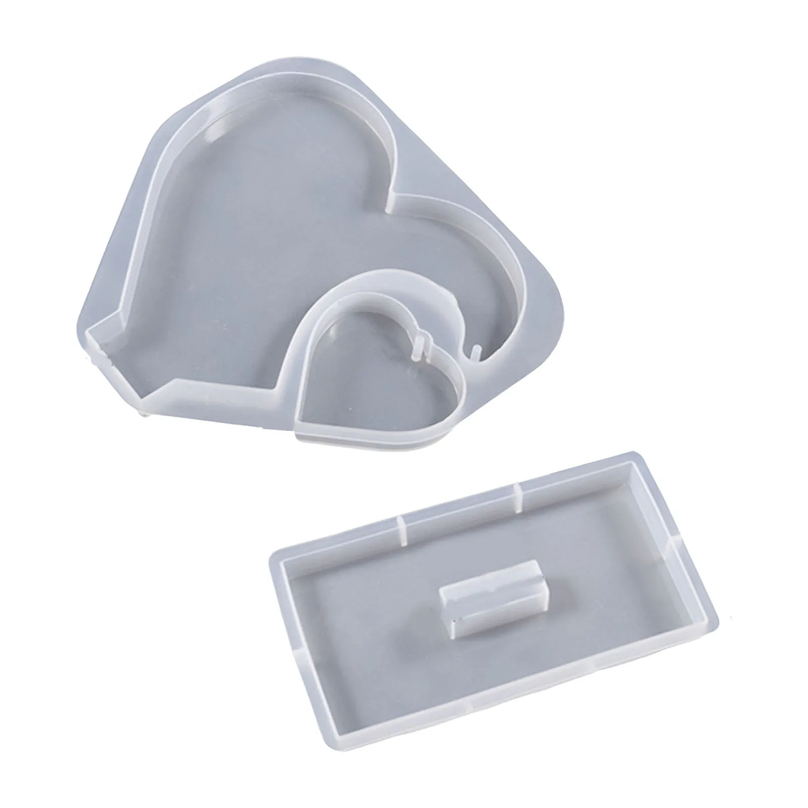 

Arts And Crafts for Kids Ages 8-12 Girls Jewelry 3D Photo Frame Resin Heart Shaped Silicone Resin DIY Photo Epoxy
