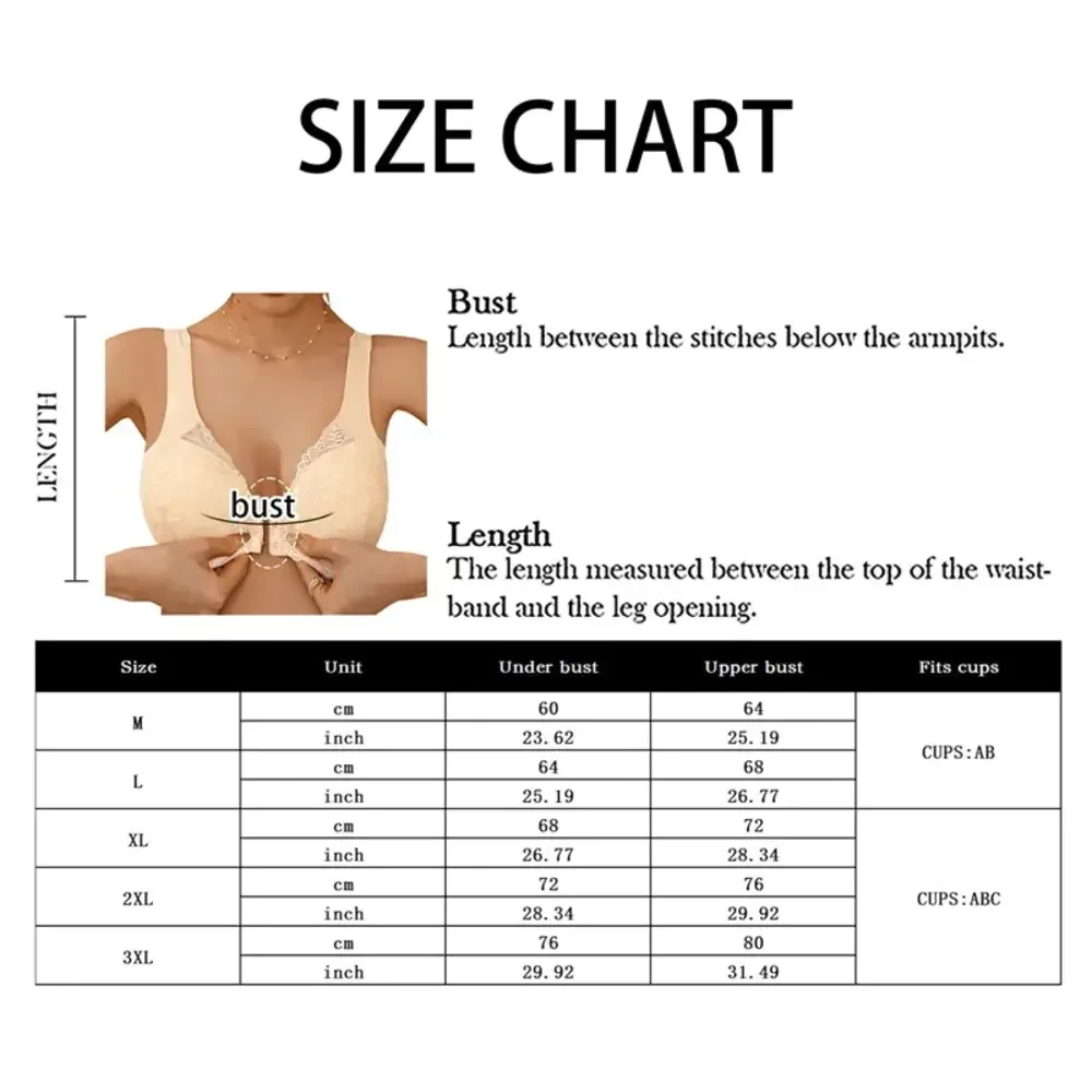 Plus Size Bra Front Buckle Adjustable Underwear Sexy Beautiful Back Comfortable Gathered Breasts Breathable Sports Bra