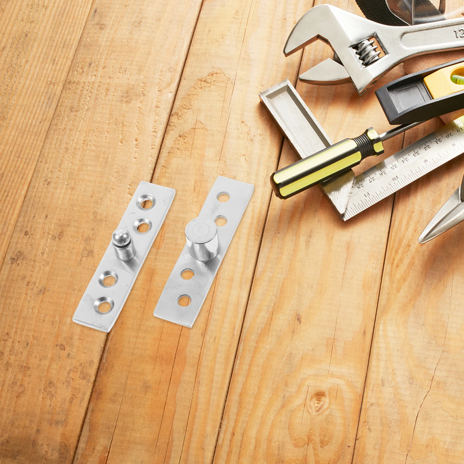 

360 Degree Rotating Door Hinges Stainless Steel Hidden Pivot Offset Smooth Movement Foldable Furniture Hardware Pivot Hinge