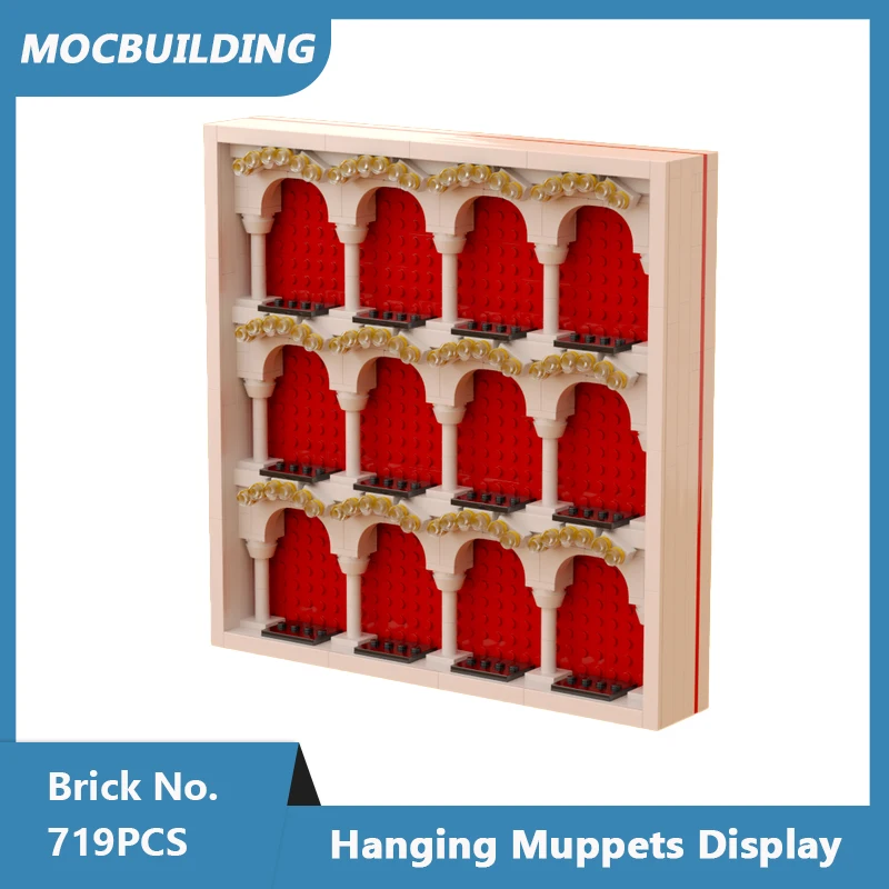 MOC Building Blocks Hanging Muppets Display Model DIY Assembled Bricks Collectible Creative Educational Xmas Toys Gifts 719PCS