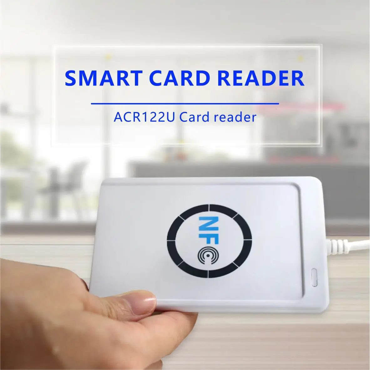 ACR122U RFID IC Smart Card Reader Contactless Writer Copier Duplicator Writable Clone NFC USB S50 13.56mhz M1 Card Copier