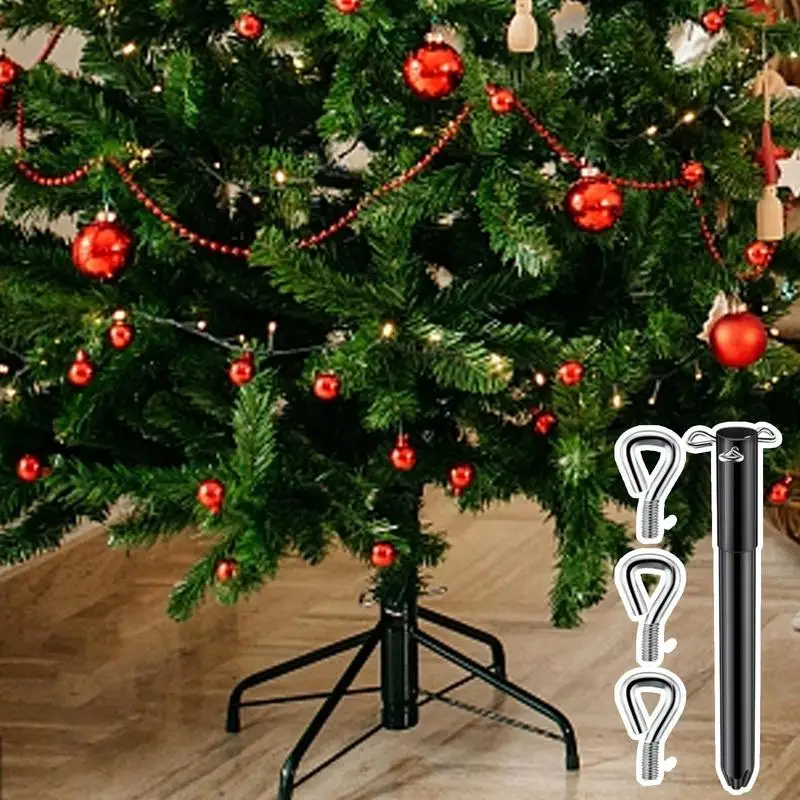 Christmas Tree Height Extender Multipurpose Metal Artificial Tree Riser Wear-Resistant Artificial Tree Riser for 0.5-1.25 Inch