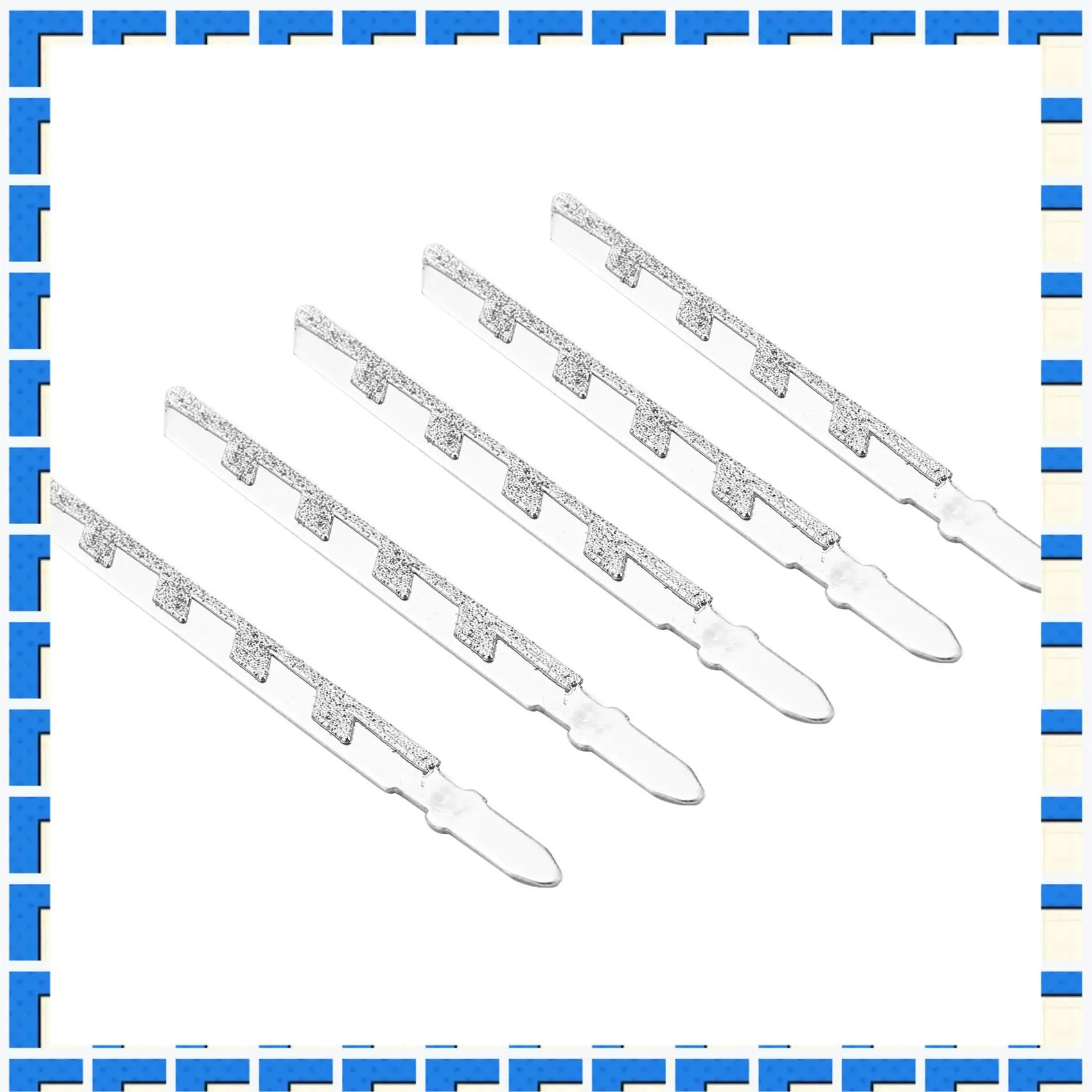 ABNG 10 Uds 101Mm 4 pulgadas vástago en T hojas de sierra de calar con revestimiento de diamante juego de hojas de sierra de calar mampostería granito herramientas eléctricas de corte de azulejos